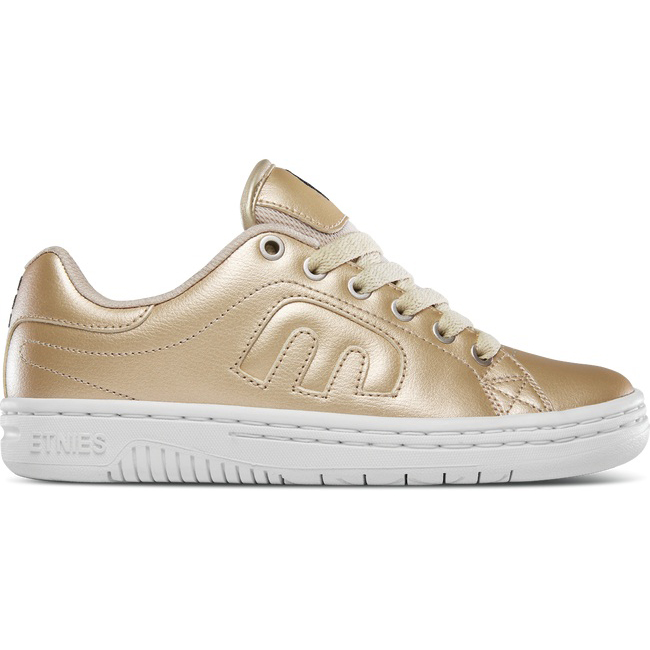 Etnies CALLICUT Sneakers Dames Zwart/Goud BE-UOSFBZ